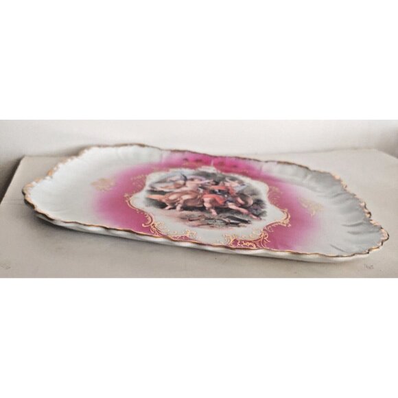 Royal Bavarian China P.M.B Germany Square Tray 11" x 8" - Picture 9 of 12